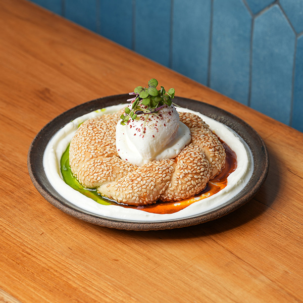Turkish Simit Benedict